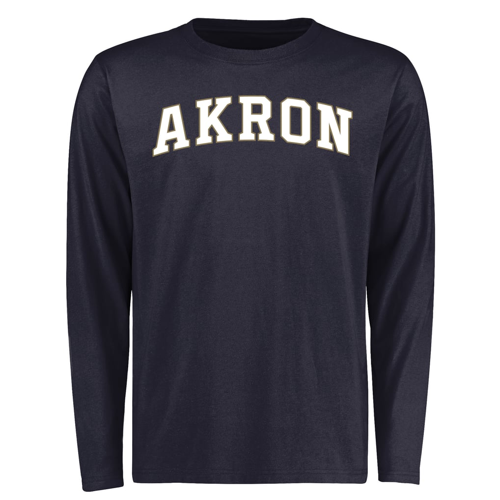 Akron Zips Everyday Long-Sleeve T-Shirt — Navy