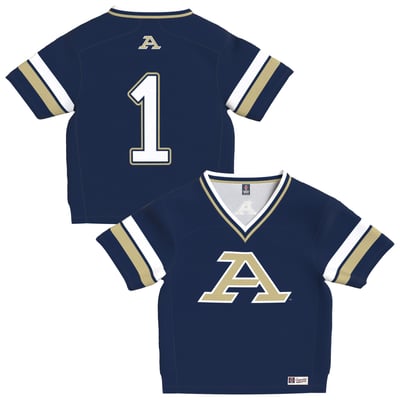 Akron Zips GameDay Greats Toddler Lightweight Collegiate Football Fashion Jersey - Navy