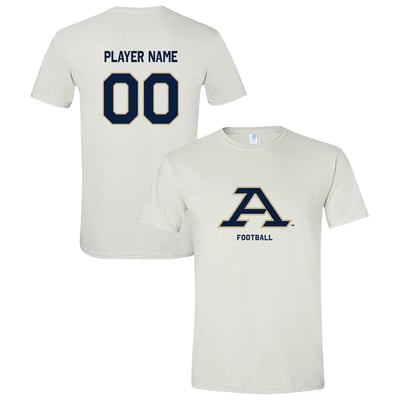  Akron Zips Unisex Collegiate Football NIL Pick-A-Player Name & Number Shirsey T-Shirt - White