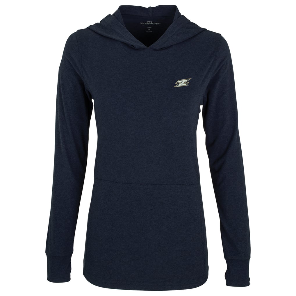 Akron Zips Women's Vansport Trek Pullover Hoodie - Navy
