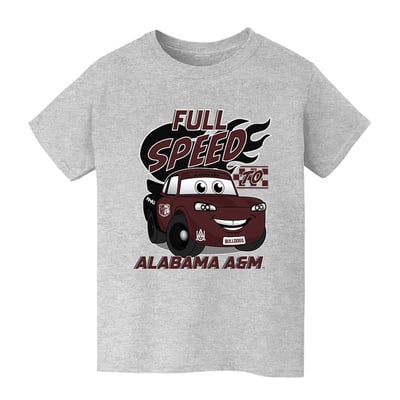  Alabama A&M Bulldogs Vive La Fete Youth Full Speed T-Shirt - Gray