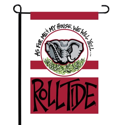Alabama Crimson Tide 12" x 18" Mascot Double-Sided Garden Flag
