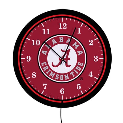 Alabama Crimson Tide 18" Lighted Round LED Wall Clock