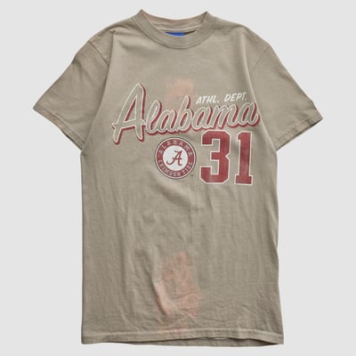 Alabama Crimson Tide Champion 2000s T-shirt - Beige - S by Fanatics Real Vintage
