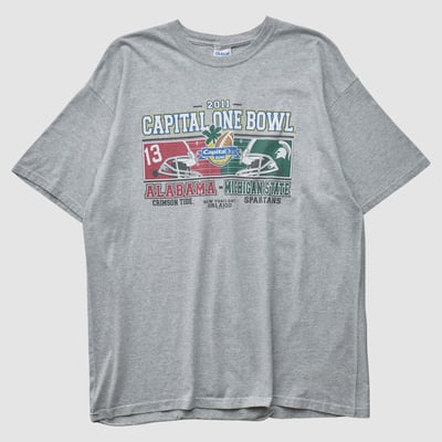 Alabama Crimson Tide Gildan 2011 T-shirt - Gray - L by Fanatics Real Vintage