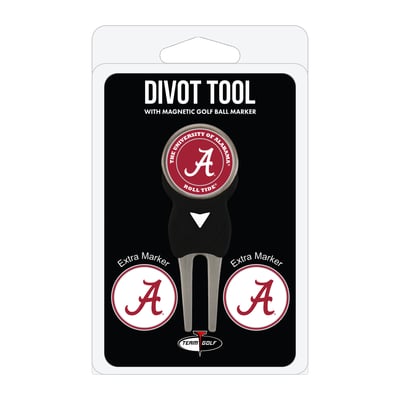 Alabama Crimson Tide Golf Divot Tool Pack with 3 Magnetic Markers