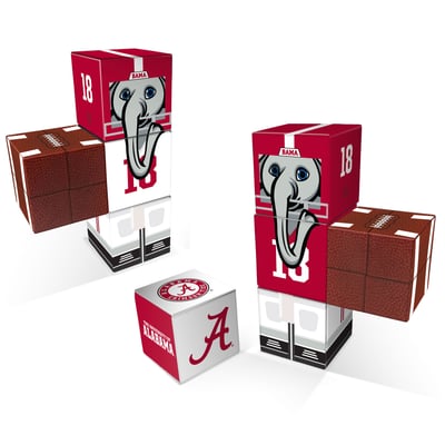 Alabama Crimson Tide Home & Away Magnetic Fidget Building Cubes Combo Set