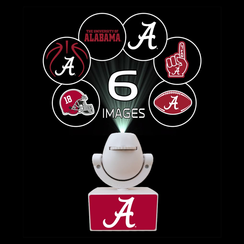 Alabama Crimson Tide LED Mini Spotlight Projector Nite Light