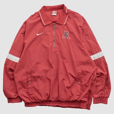 Alabama Crimson Tide Nike 2000s 1/4 Zip Jacket - Red - 2XL by Fanatics Real Vintage