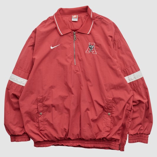 Alabama Crimson Tide Nike 2000s 1/4 Zip Jacket - Red - 2XL by Fanatics Real Vintage