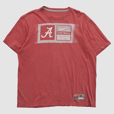 Alabama Crimson Tide Nike 2010s T-shirt - Red - M by Fanatics Real Vintage