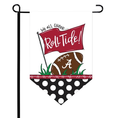 Alabama Crimson Tide Pointed Garden Flag