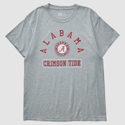 Alabama Crimson Tide Russell 2010s T-shirt - Heather Gray - S by Fanatics Real Vintage