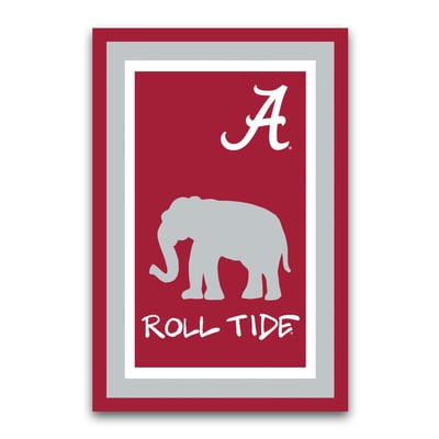 Alabama Crimson Tide Team Logo Garden Flag