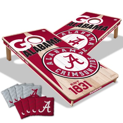 Alabama Crimson Tide Fanpoint 2' x 4' Cornhole Game with Bags