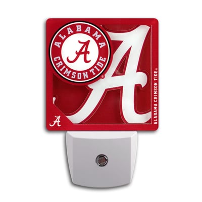 Alabama Crimson Tide Fanpoint Logo Series Night Light