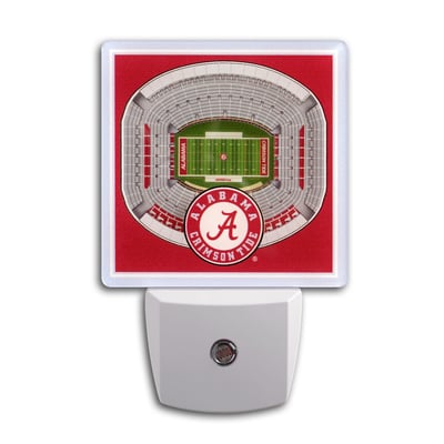 Alabama Crimson Tide Fanpoint StadiumView Night Light