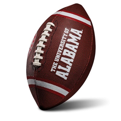 Franklin Sports Alabama Crimson Tide Official 10" Junior Football
