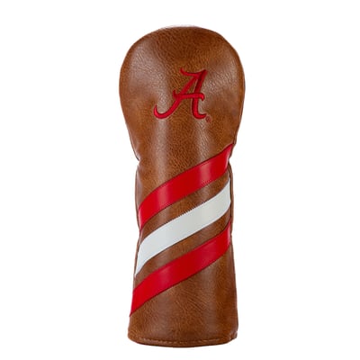 Alabama Crimson Tide Hometown Brands Leather Stripes Fairway Headcover