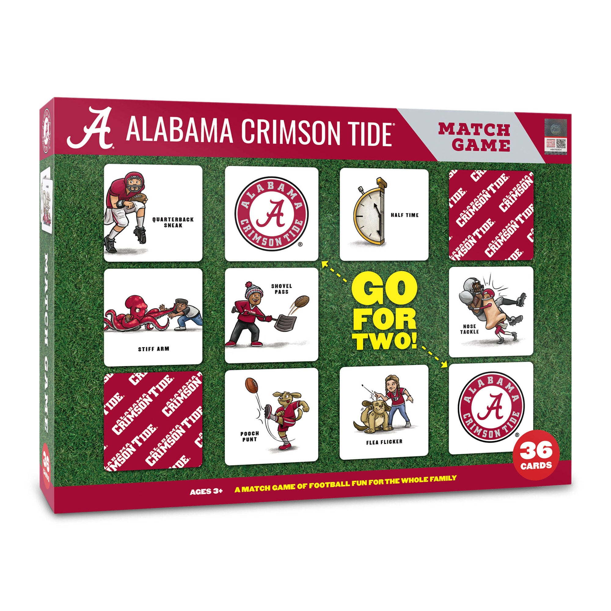 IDNA Alabama Crimson Tide Licensed Memory Match Game