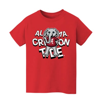 Alabama Crimson Tide Vive La Fete Infant Mascot & Name T-Shirt - Crimson