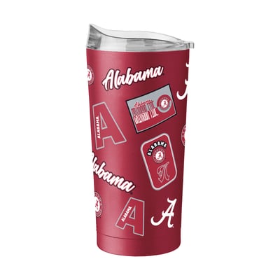  Alabama Crimson Tide Logo Brands 20oz. Dreamweave Powder Coat Tumbler