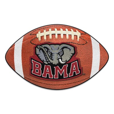 Alabama Crimson Tide Logo Brands 22" x 29.5" Football Mat