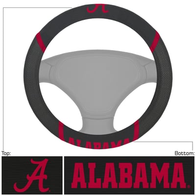 Alabama Crimson Tide Logo Brands Steering Wheel Cover