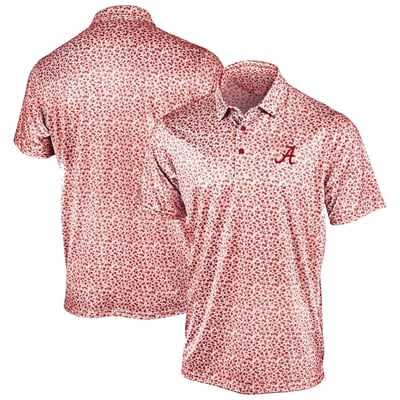 Alabama Crimson Tide Antigua Flourish Polo - Crimson
