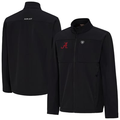  Alabama Crimson Tide Ariat Full-Zip Vernon Softshell Jacket - Black