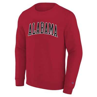 Alabama Crimson Tide Champion Arch Applique Sweatshirt Men's Big and Tall - Crimson