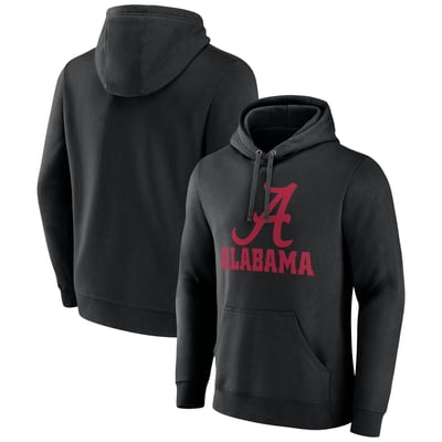 Alabama Crimson Tide Lockup Team Pullover Hoodie - Black