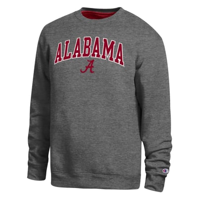  Alabama Crimson Tide Champion Arch Sweatshirt - Charcoal