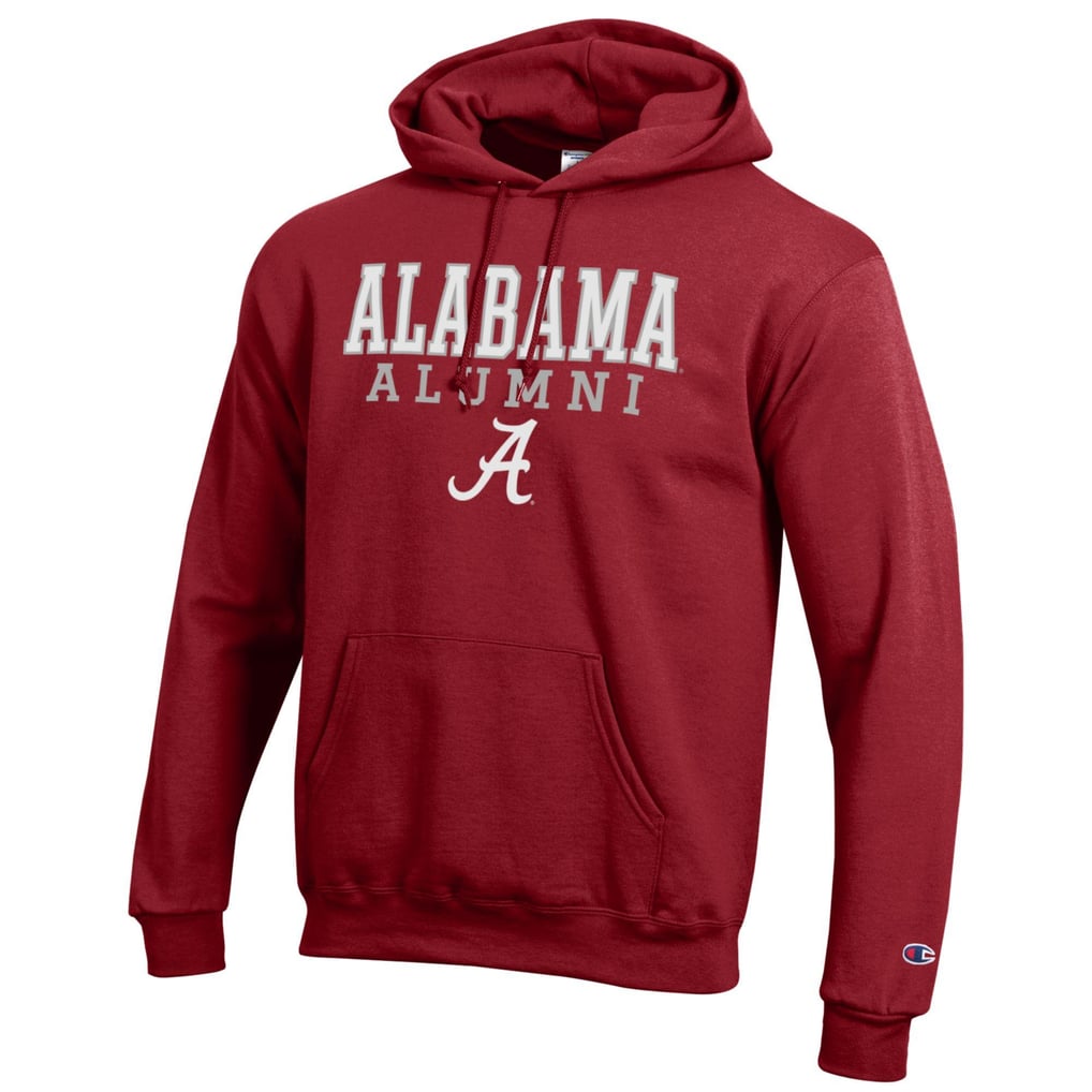  Alabama Crimson Tide Champion Alumni Logo Stack Pullover Hoodie - Crimson