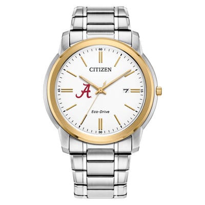 Alabama Crimson Tide Citizen Watch Eco-Drive Two-Tone Steel Watch