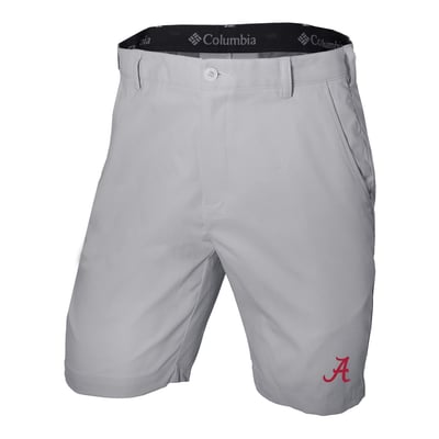  Alabama Crimson Tide Columbia Omni-Wick Lie Angle Shorts - Gray