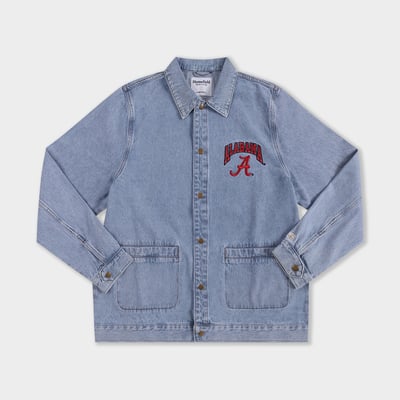Alabama Crimson Tide Homefield Denim Button-Up Jacket - Denim