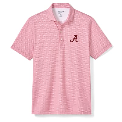 Alabama Crimson Tide johnnie-O Hex Polo - Crimson