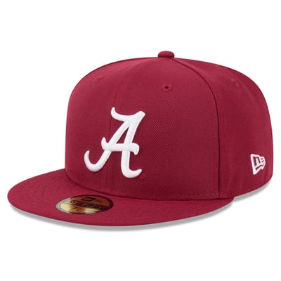 Alabama Crimson Tide New Era Core 59FIFTY Fitted Hat - Crimson