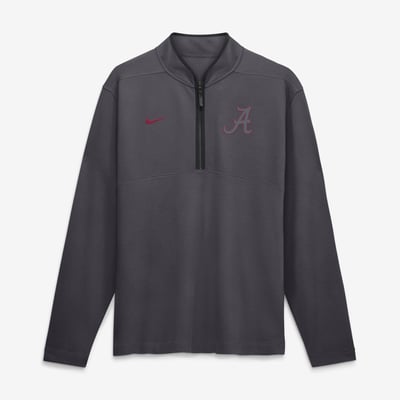  Alabama Crimson Tide Nike Color Pop Victory Dri-FIT Half-Zip Pullover - Anthracite