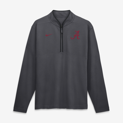  Alabama Crimson Tide Nike Dri-FIT Victory Half-Zip Pullover - Anthracite