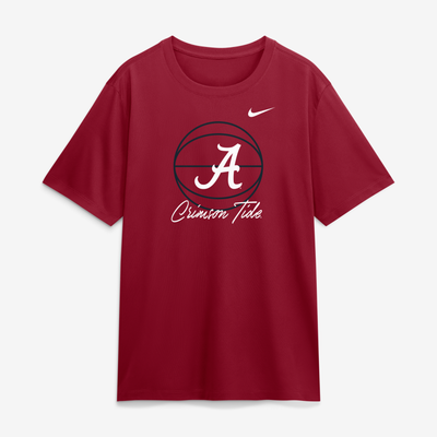  Alabama Crimson Tide Nike Primetime Basketball Icon Legend Dri-FIT T-Shirt - Crimson