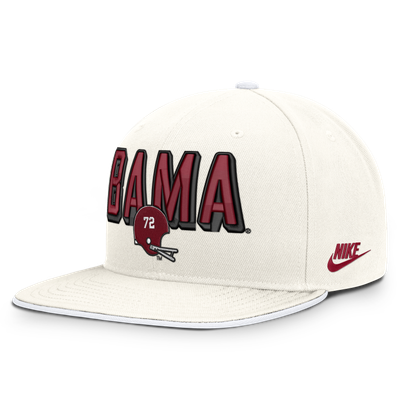  Alabama Crimson Tide Nike Legacy Letter & Mascot Pro Snapback Hat - White