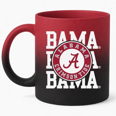 Alabama Crimson Tide Pegasus 16oz. Echo Fade Soft Touch Ceramic Mug