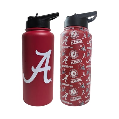 Alabama Crimson Tide Pegasus Game Day Duo 41oz. Stainless Steel Water Bottle Set