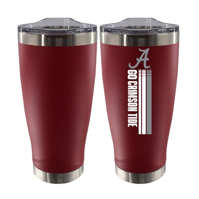 Alabama Crimson Tide The Memory Company 20oz. Let's Go Stainless Steel Tumbler