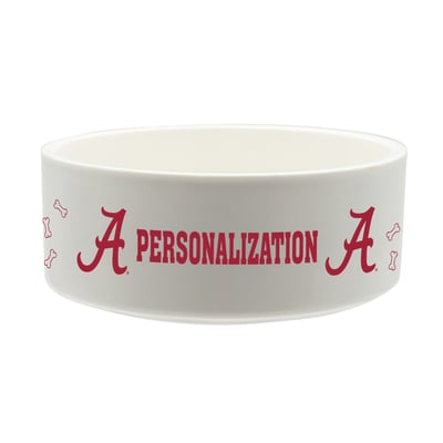 Alabama Crimson Tide The Memory Company 35oz. Personalized Ceramic Pet Bowl