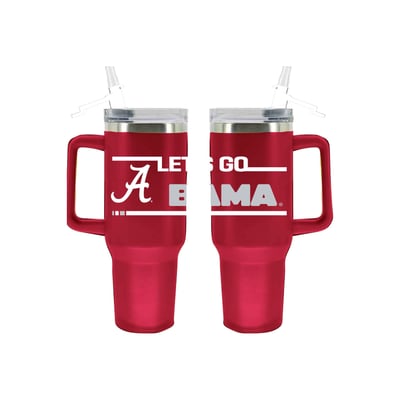 Alabama Crimson Tide The Memory Company 40oz. Stainless Steel Team Color Tumbler with Flip Straw