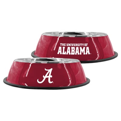 Alabama Crimson Tide The Memory Company 9" Stainless Steel Pet Bowl