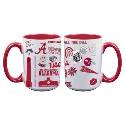 Alabama Crimson Tide The Memory Company Two-Piece 15oz. Loco Coffee Mug Set